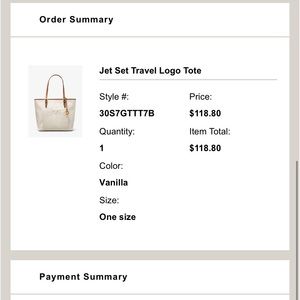 *REAL AUTHENTIC* MICHAEL KORS JET SET LOGO TOTE